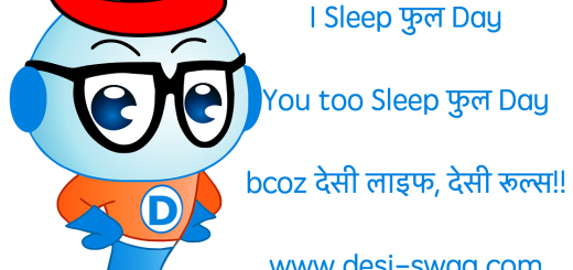 Today is संडे, I Sleep फुल Day-Troll-Desi-Swag